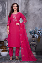 Classic Roman Silk Festive Wear for Women Suit Set