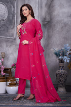 Classic Roman Silk Festive Wear for Women Suit Set