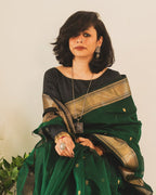 Light Weight Soft Cotton Silk Saree With Jacquard Border