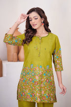 Premium Designer Pure Cotton Co-ord Set
