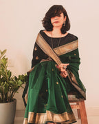 Light Weight Soft Cotton Silk Saree With Jacquard Border