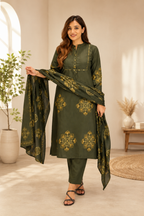 Very Attractive Premium Jaipuri Soft Cotton 3 Psc Set