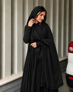 Very Beautiful Black Anarkali Suit Set with Dupatta