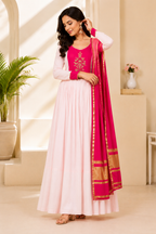 Very Beautiful Pure Mul Cotton Embroidery Suit Set