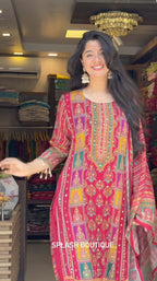 VERY DELIGHTFUL PREMIUM SILK HANDWORK SUIT SET