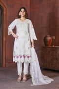 Luxury Viscose Roman Silk Embroidered Kurta Set