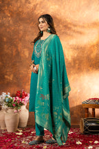 Women’s Premium Marina Silk Ethnic Suit Set