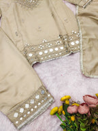 Noor-e-Ivory Vichitra Silk Festive Suit Set