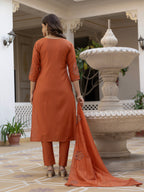 Premium Pure Viscose Mango Silk Women’s Ethnic Wear