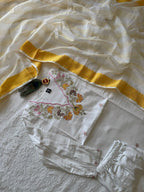 Pure Khadi Cotton Multi-Thread Embroidered Kurta Pant Set with Dupatta