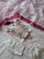 New Designer Premium Pure Khadi Cotton Embroidered Suit Set