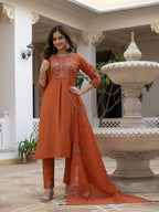 Premium Pure Viscose Mango Silk Women’s Ethnic Wear