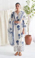 ANUSHKA SHARMA INSPIRED PURE MUL COTTON JAIPURI BLOCK PRINT SUIT SET