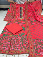 Premium Muslin Kurti Pant Dupatta Set for Women