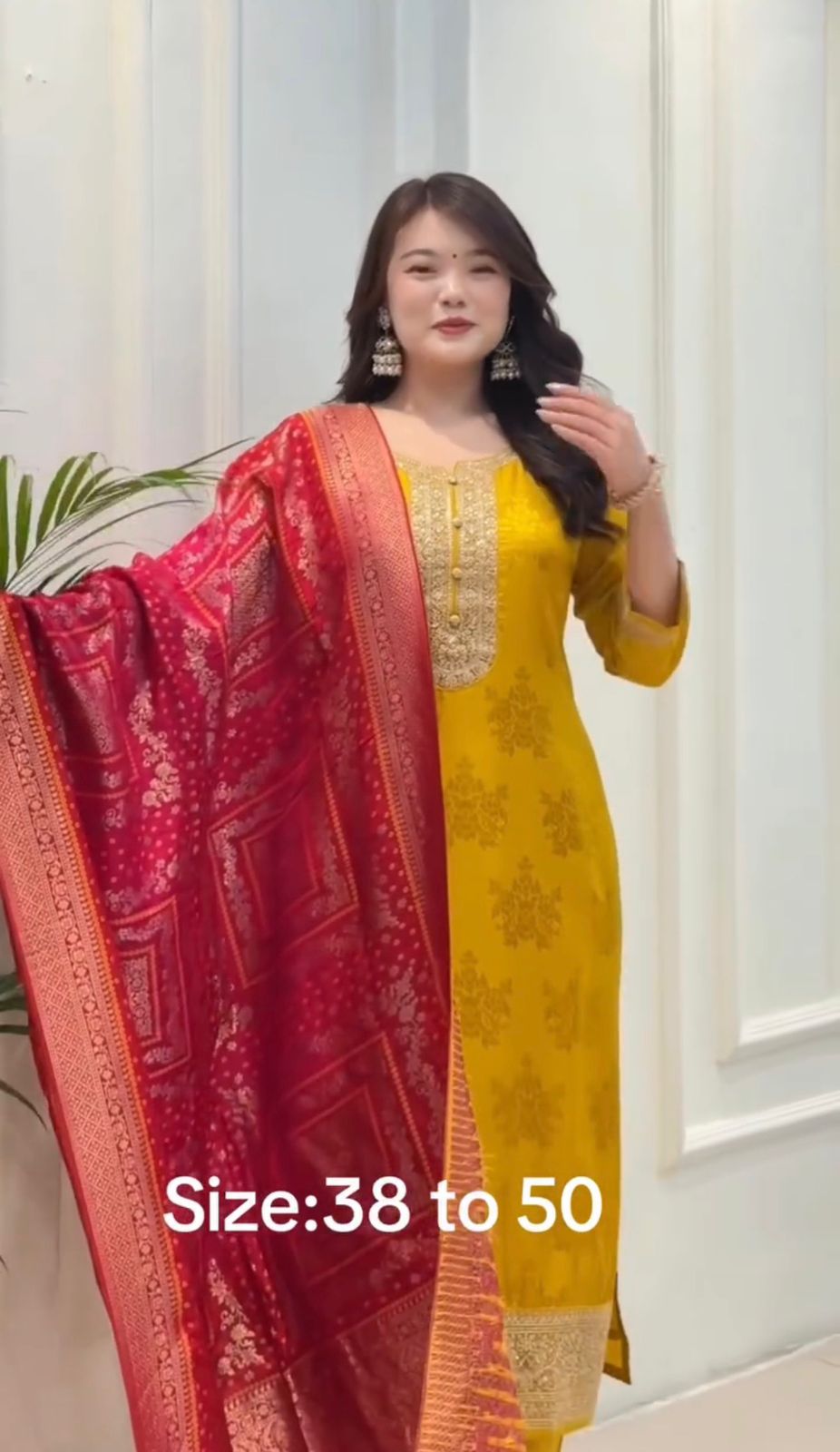 Designer Pure Banarasi Jacquard Weaving Suit Set with Dupatta