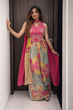 Premium Chinon Designer Suit Set for Women