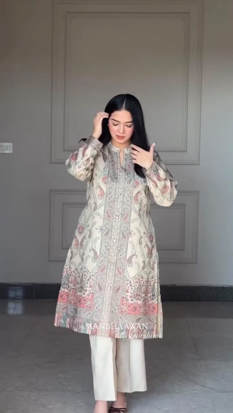 VERY GORGEOUS PURE BERRY SILK ZARI WEAVING SUIT SET