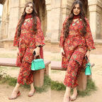 SOMIYA Women’s Pure Cotton Printed Suit Set with Dupatta