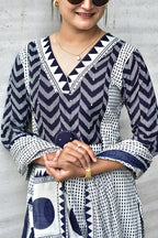 VERY BEAUTIFUL PURE MUL JAIPUR COTTON EMBROIDERY SUIT SET