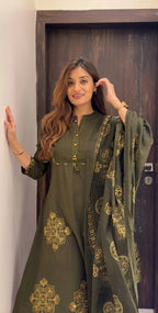 Very Attractive Premium Jaipuri Soft Cotton 3 Psc Set