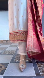 Very Gorgeous Pure Kanjivaram Silk Suit Set With Embroidery Work
