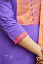 DESIGNER PURE BANARASI SILK JEQUARD WEAVING SUIT SET