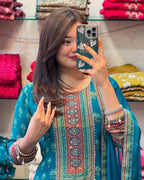 VERY DELIGHTFUL PREMIUM SILK HANDWORK SUIT SET