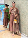 GORGEOUS MUL CHANDERI SUIT SET WITH BANARASI DUPATTA