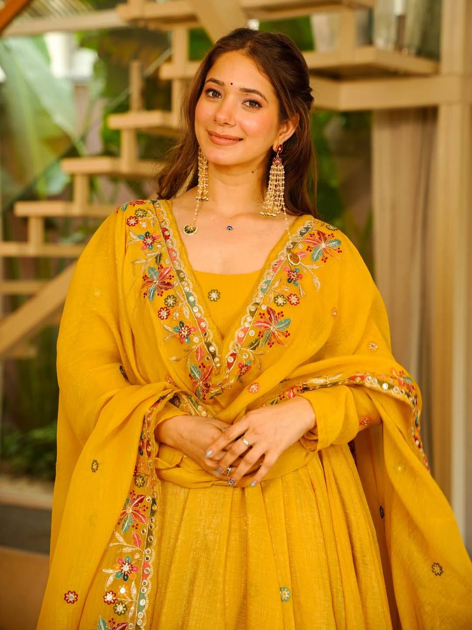Very Gorgeous Suryalekha Yellow Embroidered Anarkali Suit Set