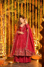 Very Gorgeous Designer Heavy Crepe Silk Anarkali Suit Set