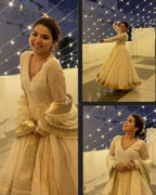 Aarti-TD Vichitra Silk Anarkali Gown Suit Set