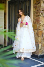 Premium Faux Georgette Anarkali Suit Set