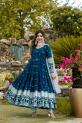 Luxury Designer Embroidery Anarkali Suit Set