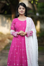 Luxury Designer Embroidery Anarkali Suit Set