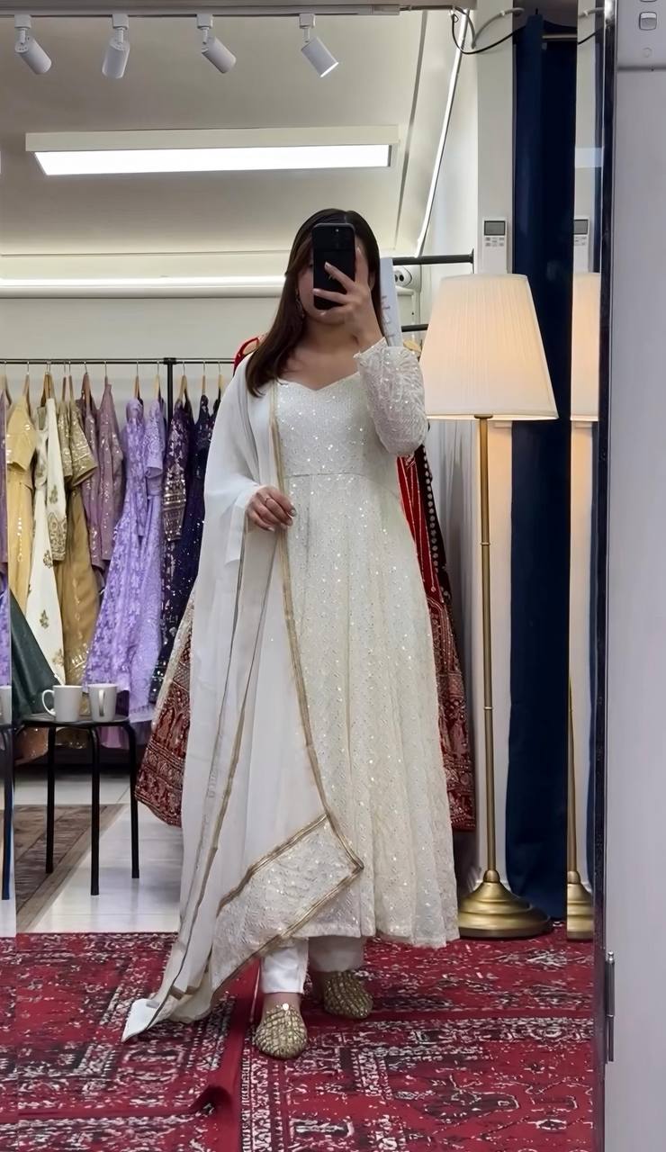 MYRA'S LAKHNAVI PREMIUM ANARKALI SUIT SET