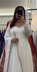 MYRA'S LAKHNAVI PREMIUM ANARKALI SUIT SET