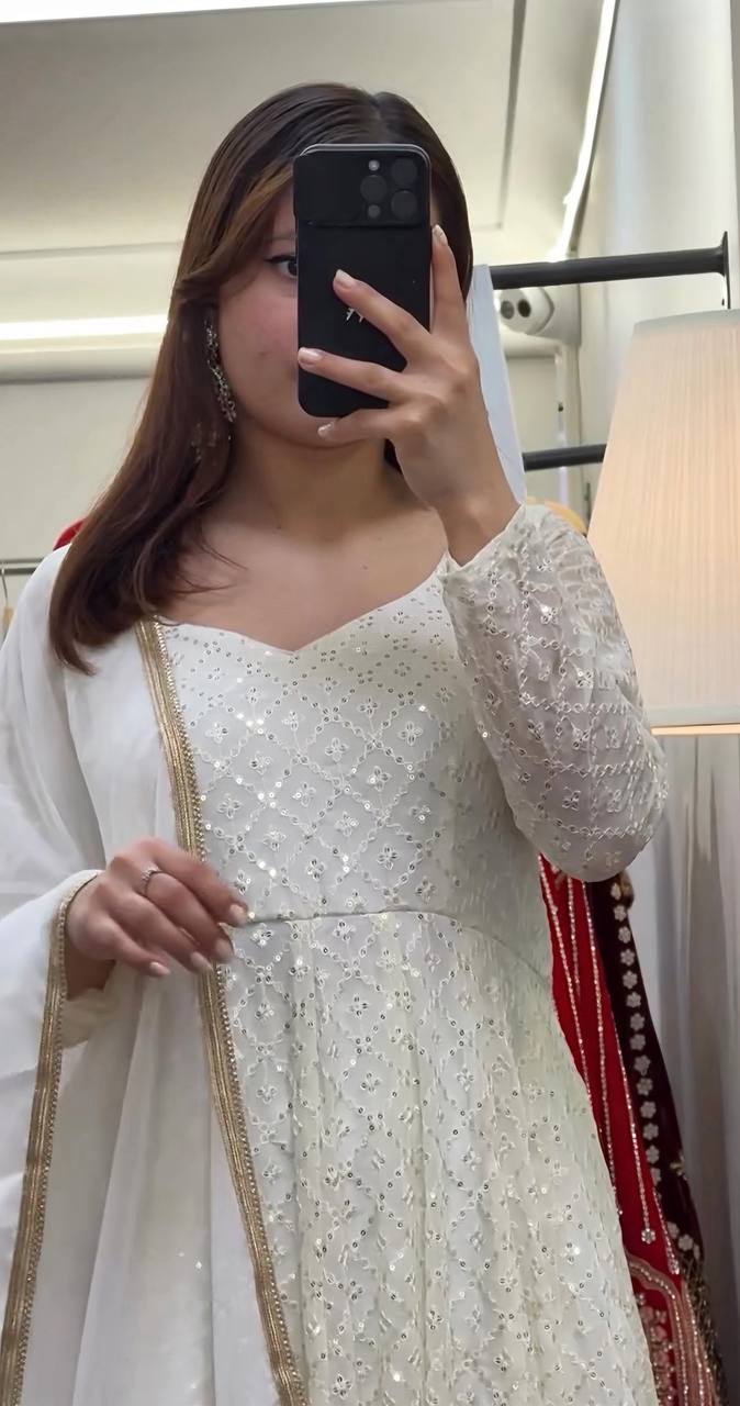 MYRA'S LAKHNAVI PREMIUM ANARKALI SUIT SET