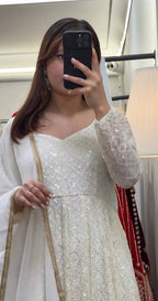 MYRA'S LAKHNAVI PREMIUM ANARKALI SUIT SET