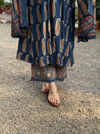 VERY BEAUTIFUL PURE COTTON AJARAKH SUIT SET