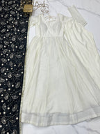 Designer Premium Vichitra Silk Anarkali Gown with Fancy Dupatta